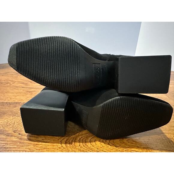 Blondo Women's Keisha Suede/Fabric Waterproof Knee High Boots Black Size 6 NWOB - Picture 7 of 12